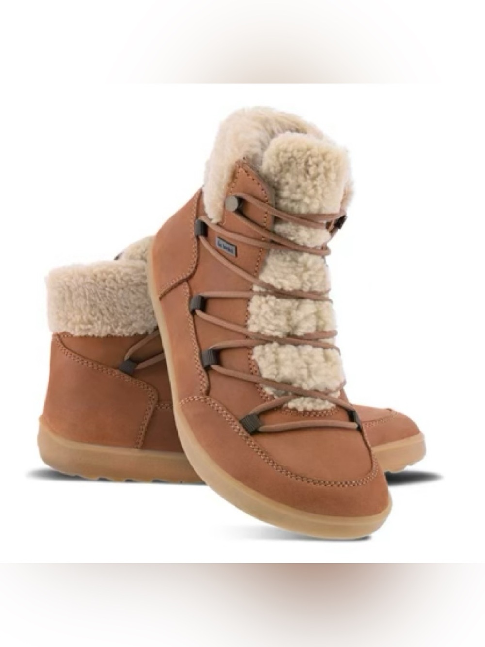 Women’s Be Lanka Barefoot Tan Shearling-Lined Winter Boot Sneaker 7